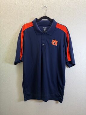 Pro Edge Navy & Orange Polo with Team Crest